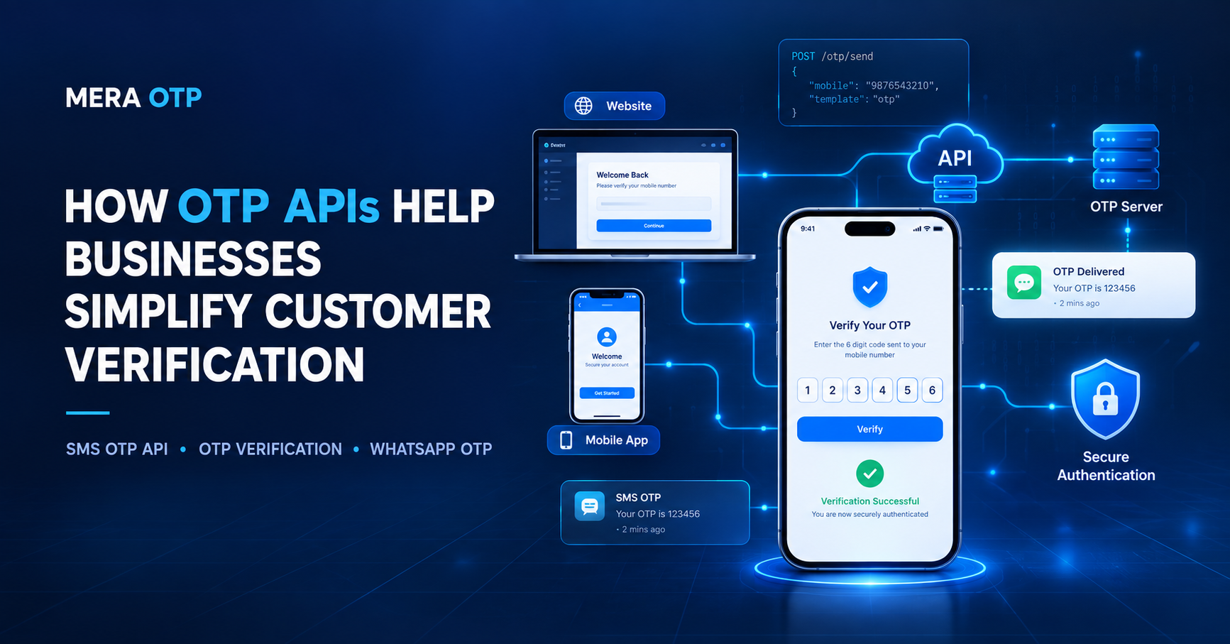 How OTP APIs Help Businesses Simplify Customer Verification | Mera OTP